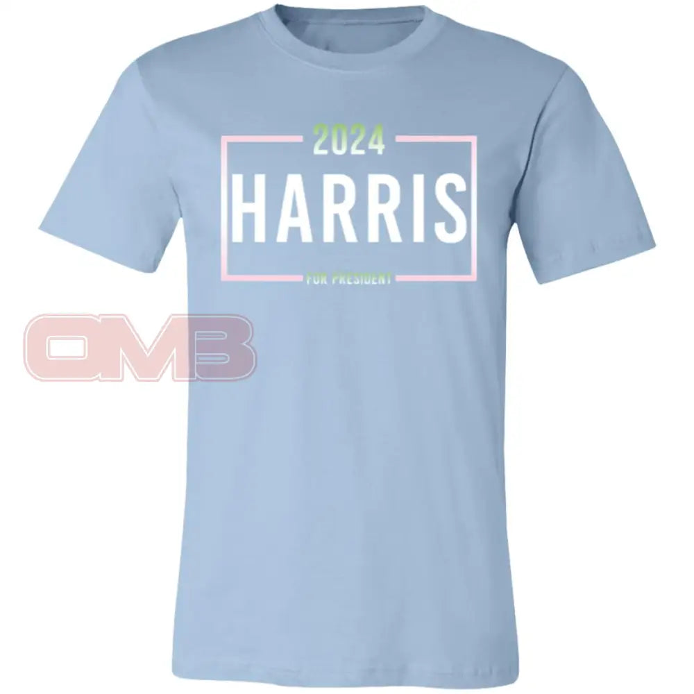 2024 Harris For President Tee Light Blue / X-Small T-Shirts