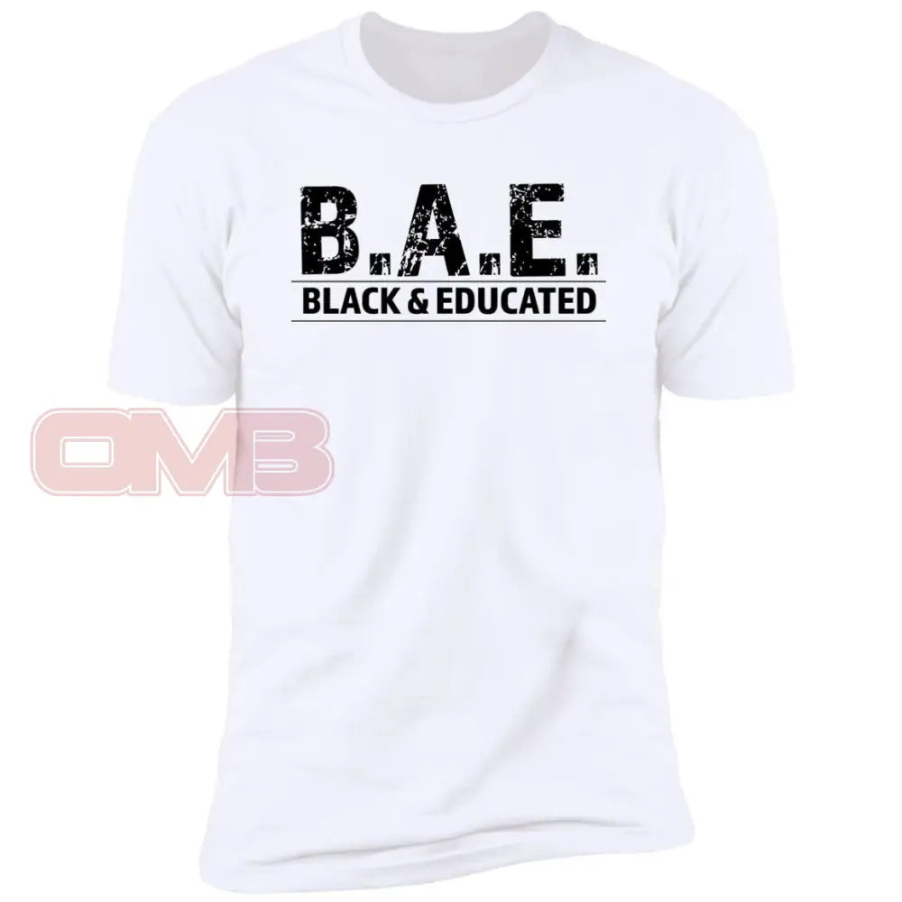 B.a.e. Black And Educated White / X-Small T-Shirts