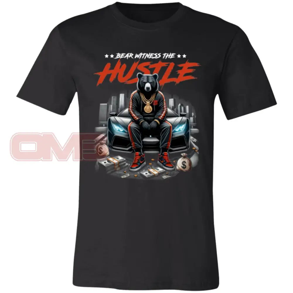 Bear Witness The Hustle Tee Black / X-Small T-Shirts