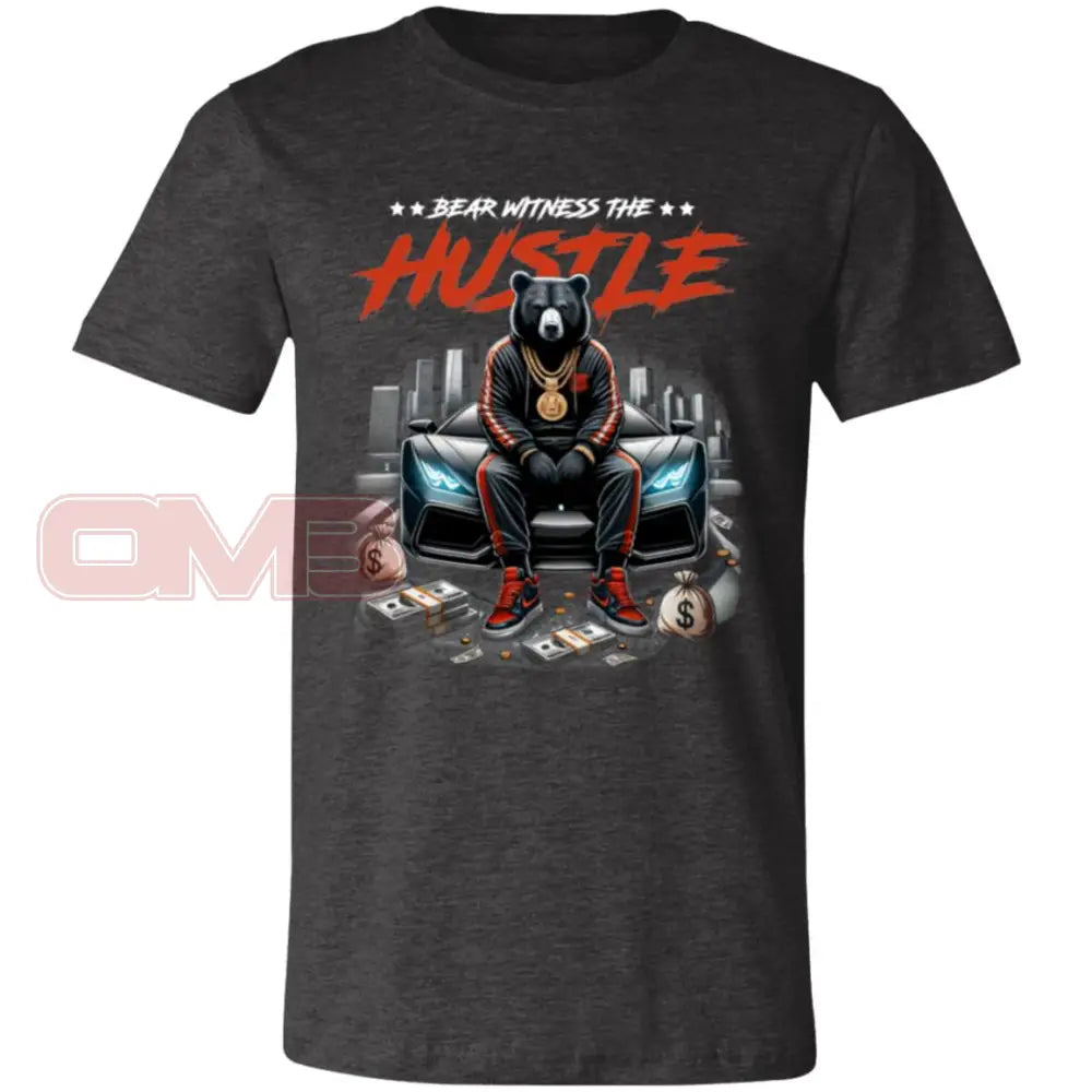 Bear Witness The Hustle Tee Dark Grey Heather / X-Small T-Shirts