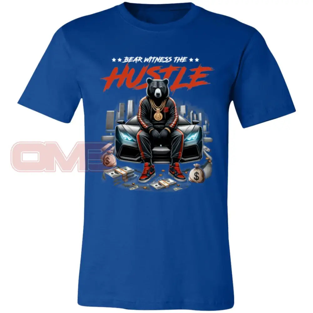 Bear Witness The Hustle Tee True Royal / X-Small T-Shirts