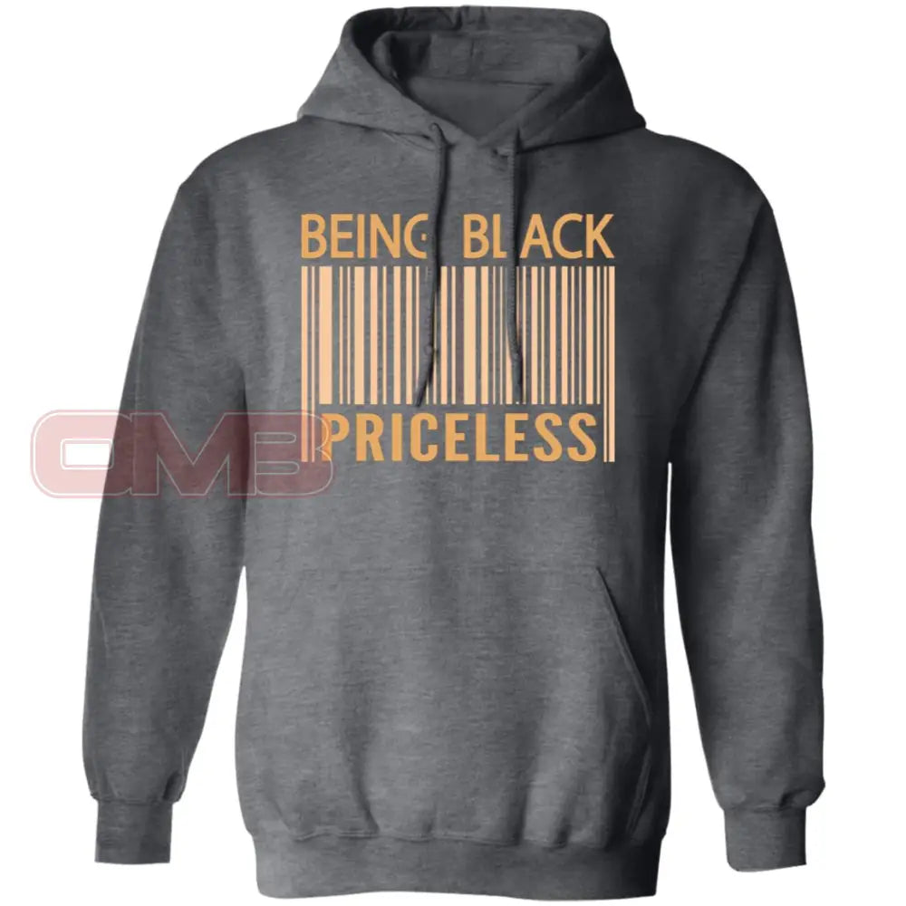 Being Black Priceless Hoodie Dark Heather / S Sweatshirts