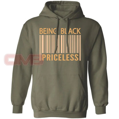 Being Black Priceless Hoodie Military Green / S Sweatshirts