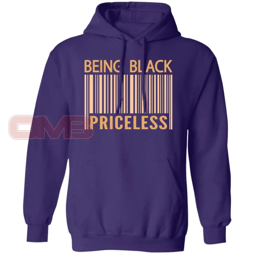 Being Black Priceless Hoodie Purple / S Sweatshirts