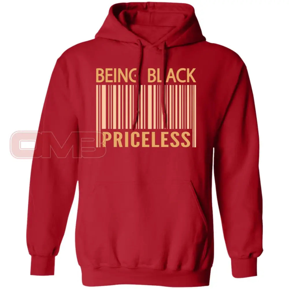 Being Black Priceless Hoodie Red / S Sweatshirts