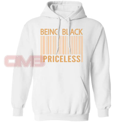 Being Black Priceless Hoodie White / S Sweatshirts