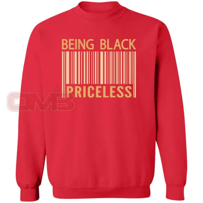 Being Black Pricless Sweatshirt Red / S Sweatshirts