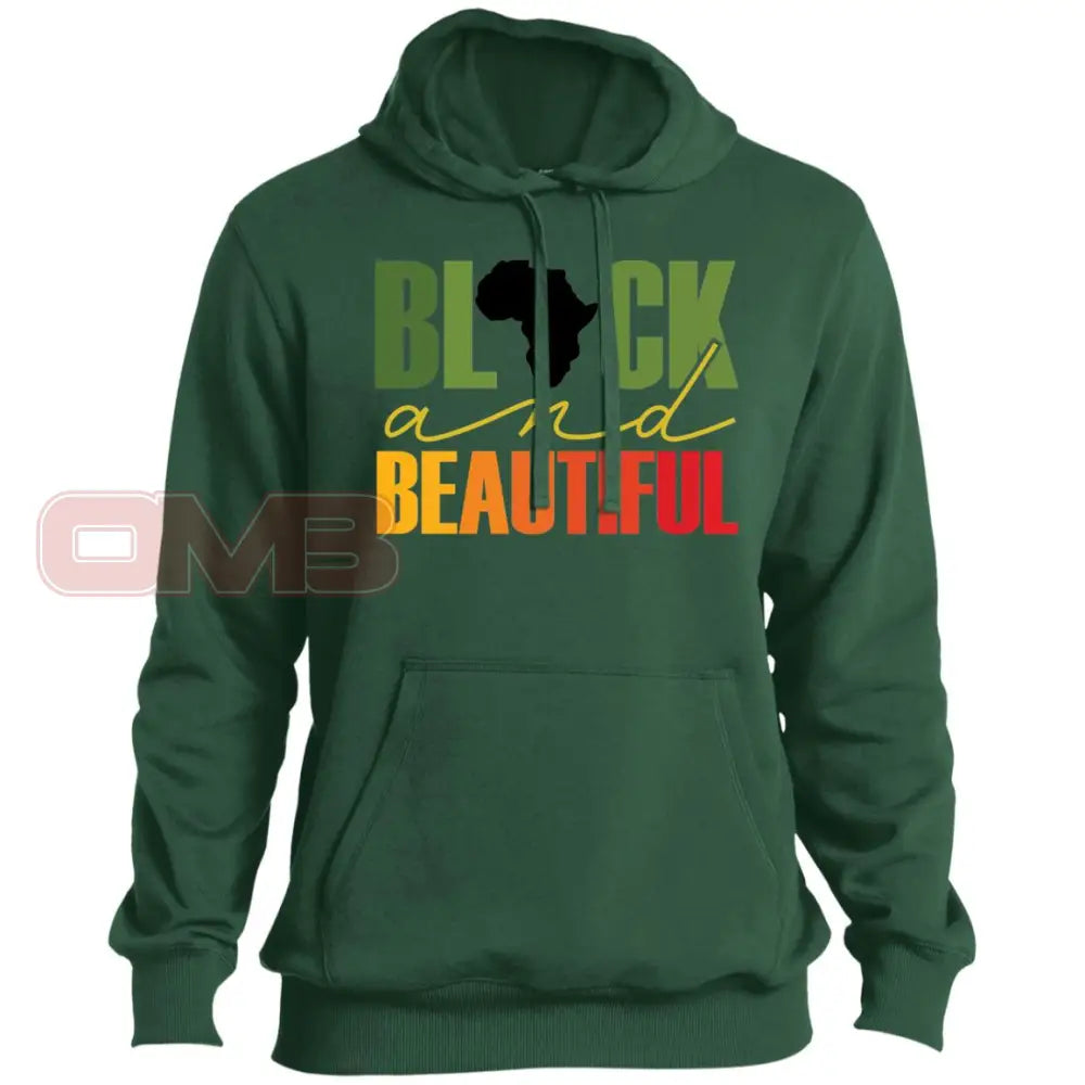 Black And Beautiful Premium Hoodie Forest Green / X-Small Sweatshirts