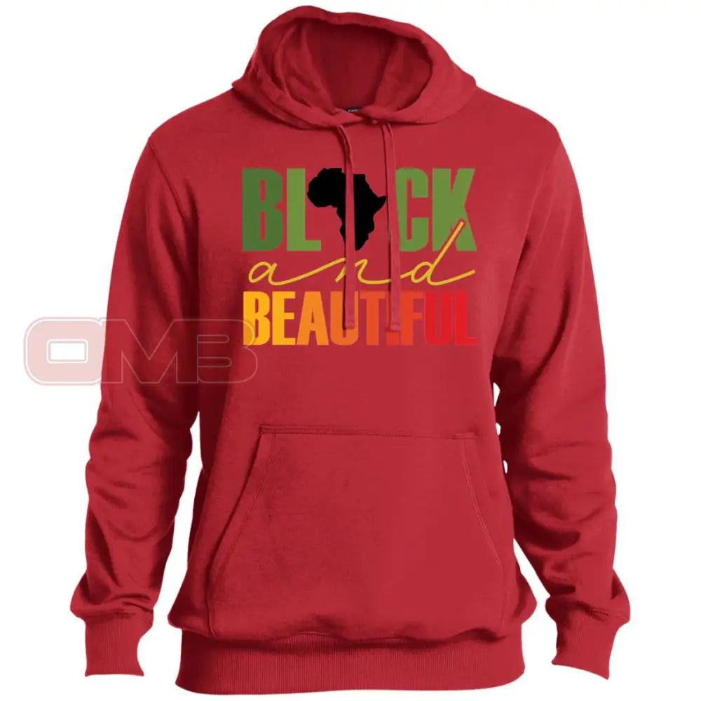 Black And Beautiful Premium Hoodie True Red / X-Small Sweatshirts