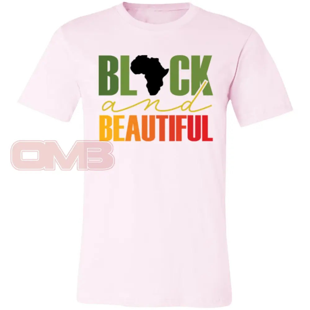 Black And Beautiful Soft Pink / X-Small T-Shirts