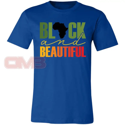 Black And Beautiful True Royal / X-Small T-Shirts