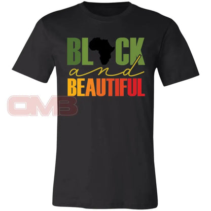 Black And Beautiful Black / X-Small T-Shirts