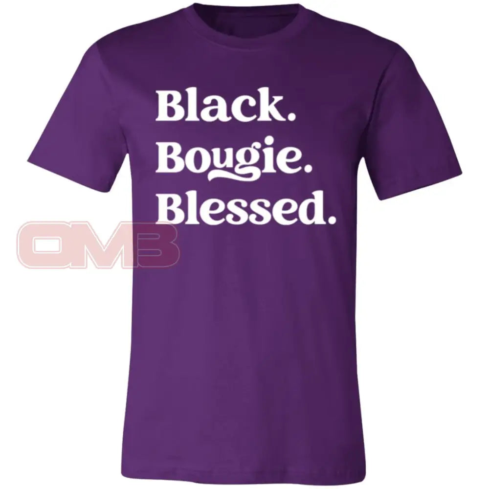 Black.bougie.blessed. Team Purple / X-Small T-Shirts