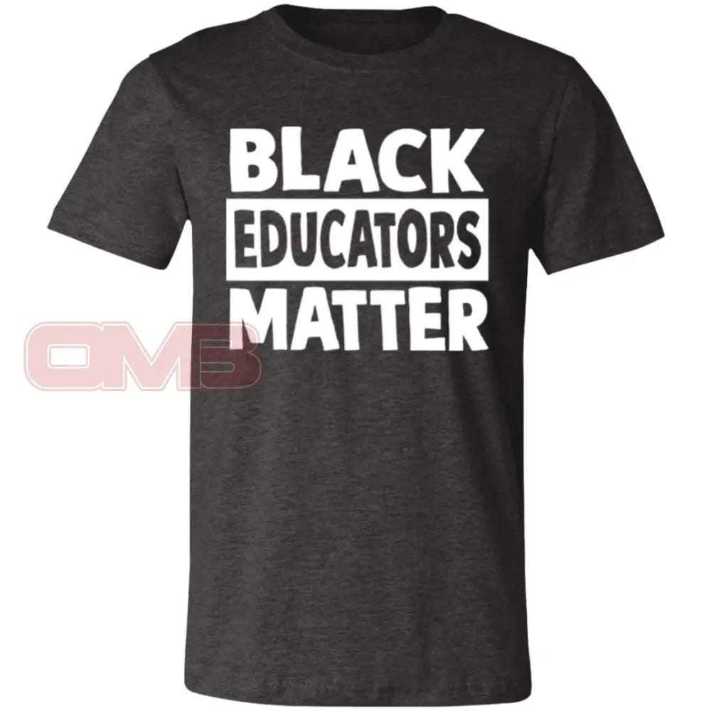 Black Educators Matter Tee Dark Grey Heather / X-Small T-Shirts