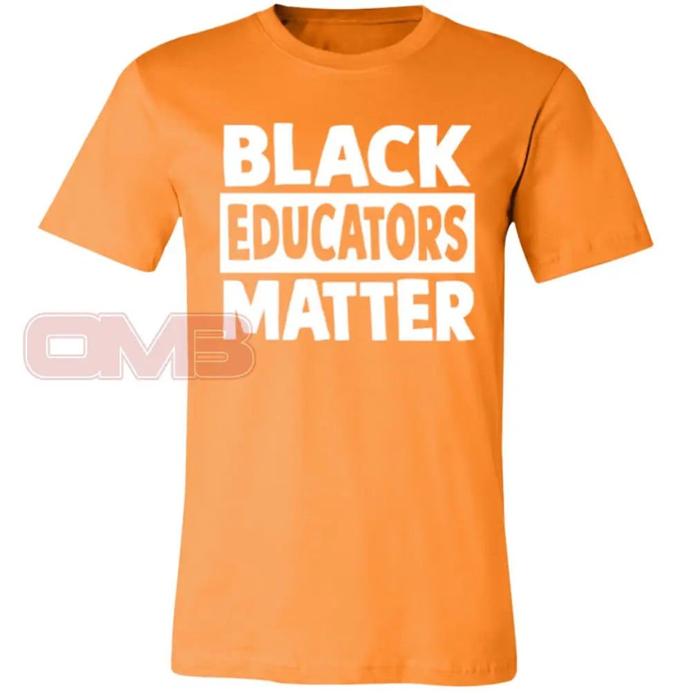 Black Educators Matter Tee Orange / X-Small T-Shirts