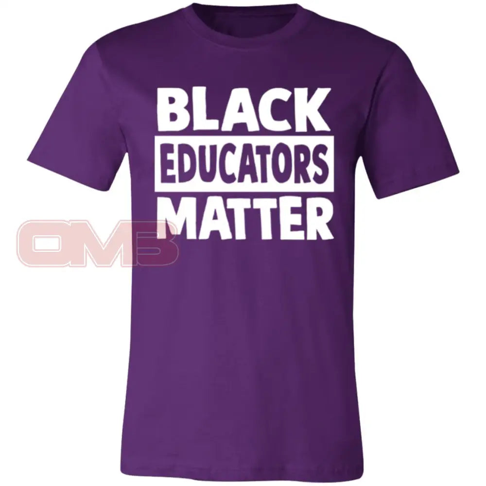 Black Educators Matter Tee Team Purple / X-Small T-Shirts