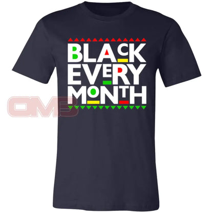 Black Every Month Tee Navy / X-Small T-Shirts