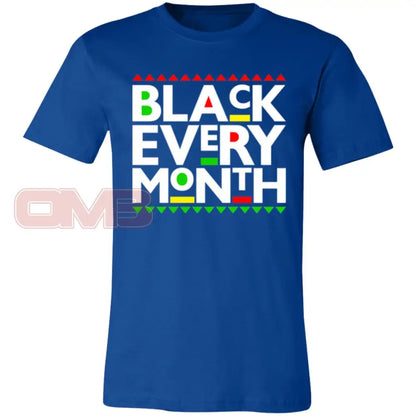 Black Every Month Tee True Royal / X-Small T-Shirts