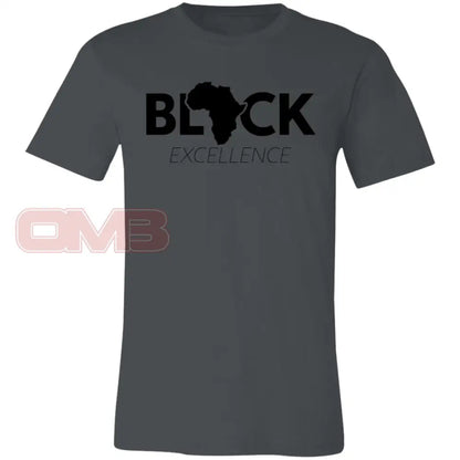 Black Excellence Asphalt / X-Small T-Shirts