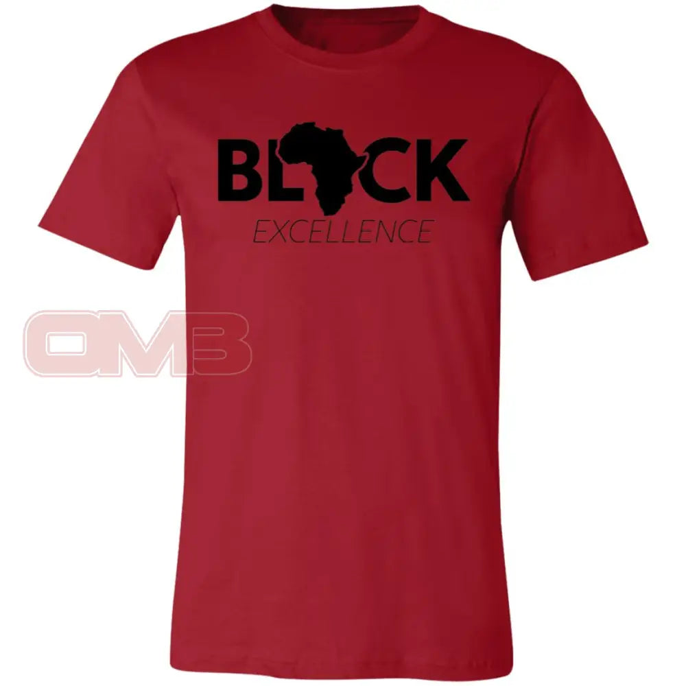 Black Excellence Canvas Red / X-Small T-Shirts