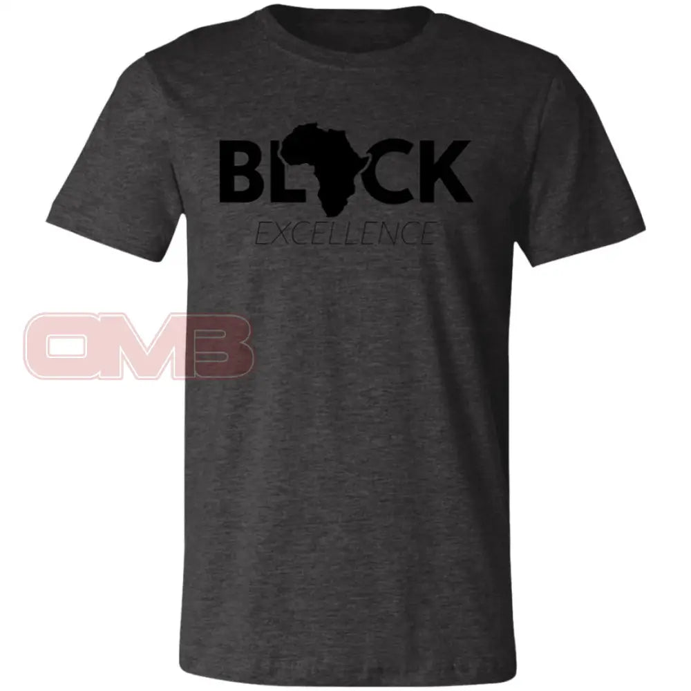 Black Excellence Dark Grey Heather / X-Small T-Shirts