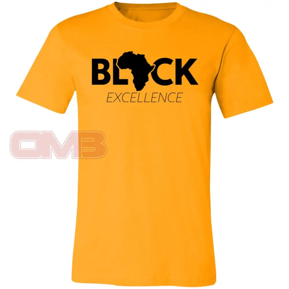 Black Excellence Gold / X-Small T-Shirts