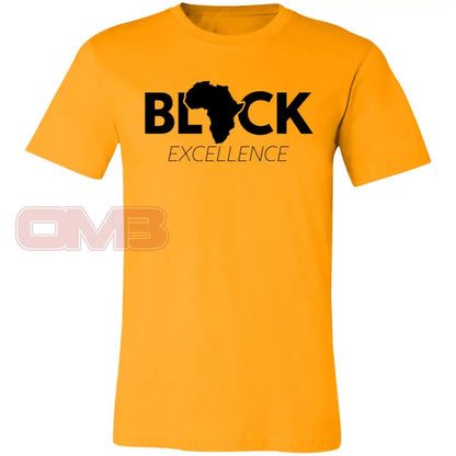 Black Excellence Gold / X-Small T-Shirts