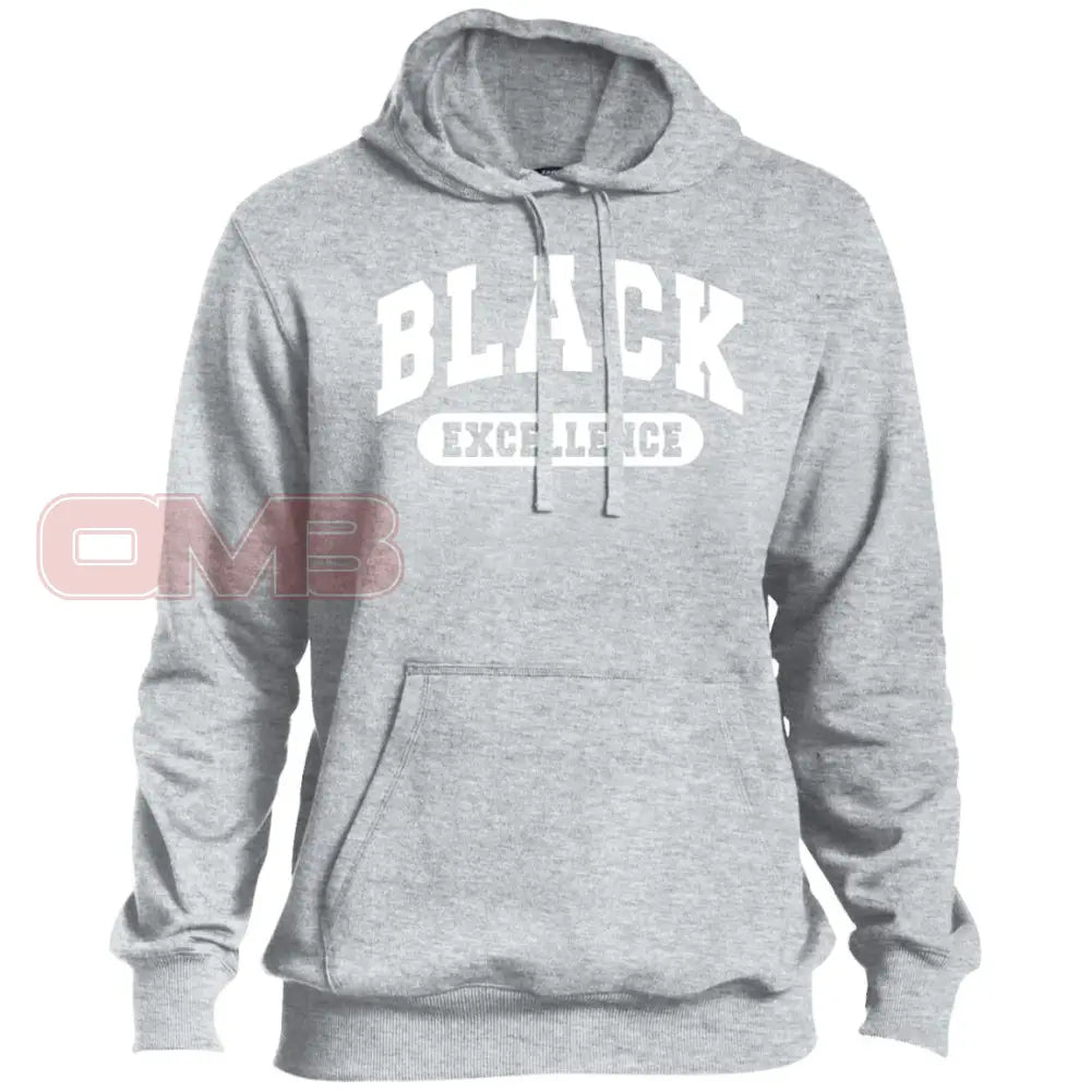 Black Excellence Hoodie - Basic Or Premium / Athletic Heather X-Small Apparel