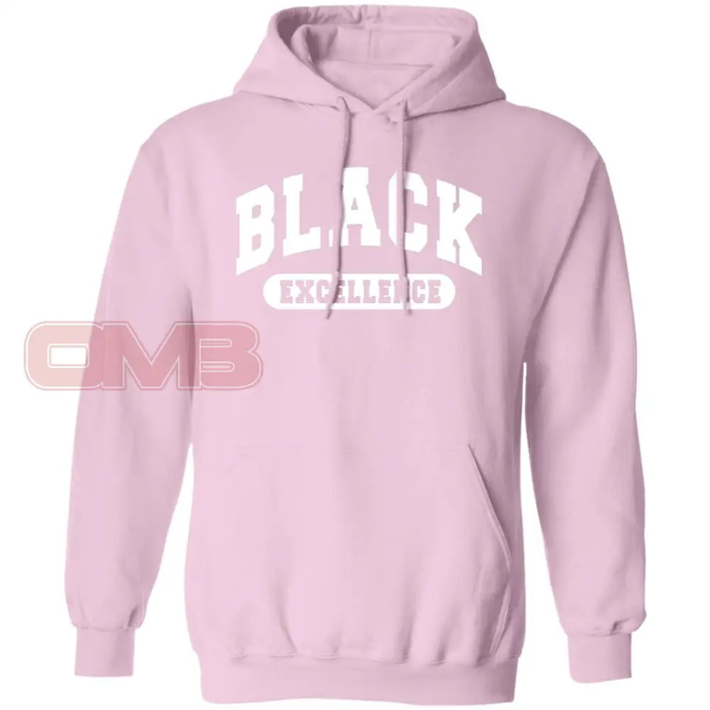 Black Excellence Hoodie - Basic Or Premium / Light Pink S Apparel