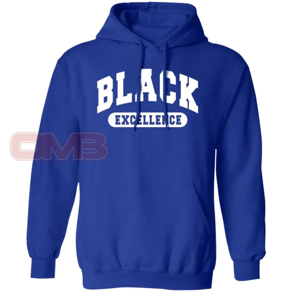 Black Excellence Hoodie - Basic Or Premium / Royal S Apparel