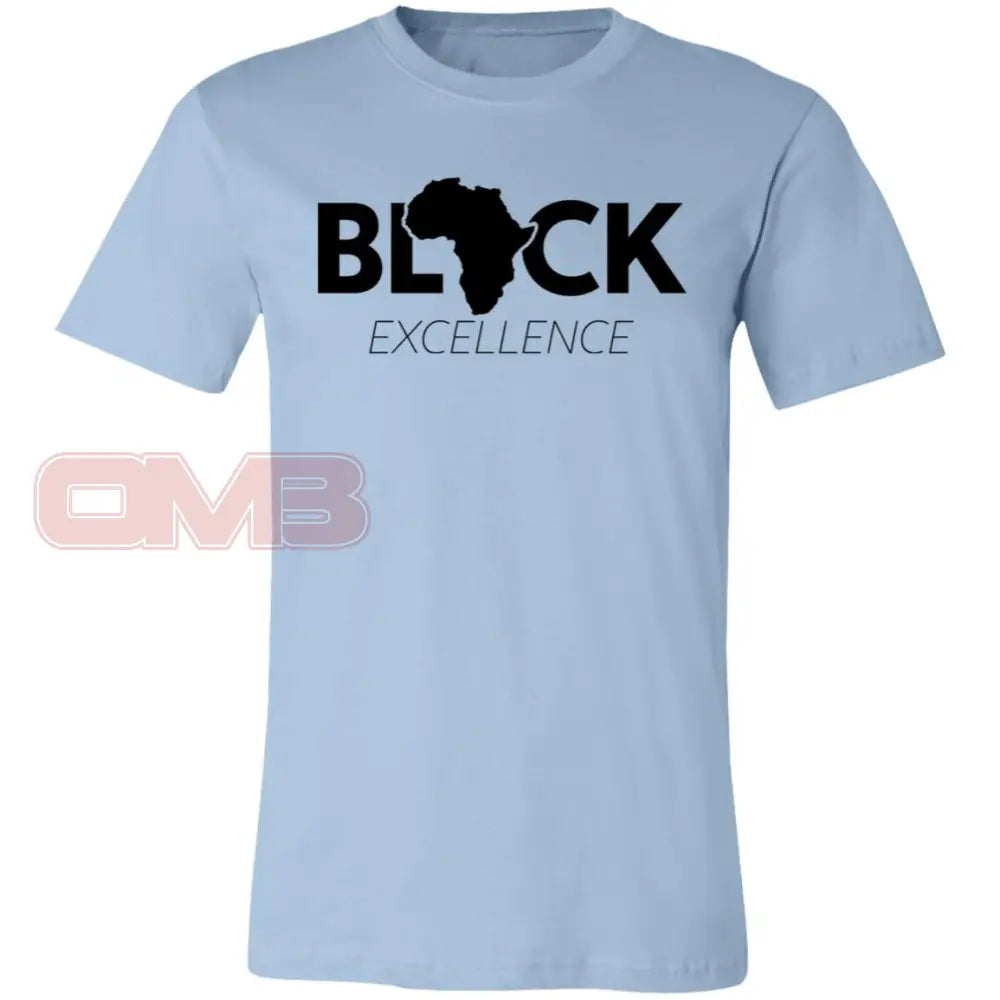 Black Excellence Light Blue / X-Small T-Shirts