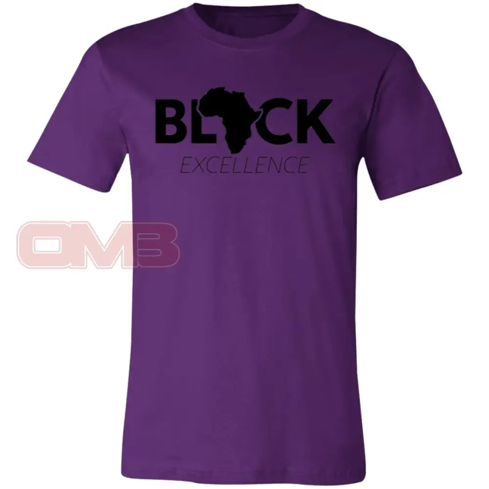 Black Excellence Team Purple / X-Small T-Shirts