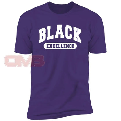 Black Excellence Tee - Or White Excellence1 / Purple Rush/ X-Small Apparel