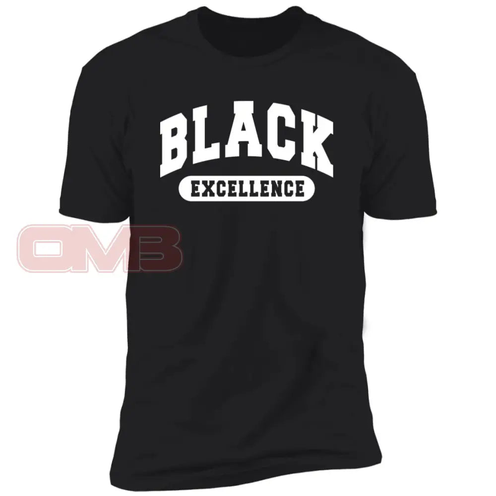 Black Excellence Tee - Or White Excellence1 / Black X-Small Apparel