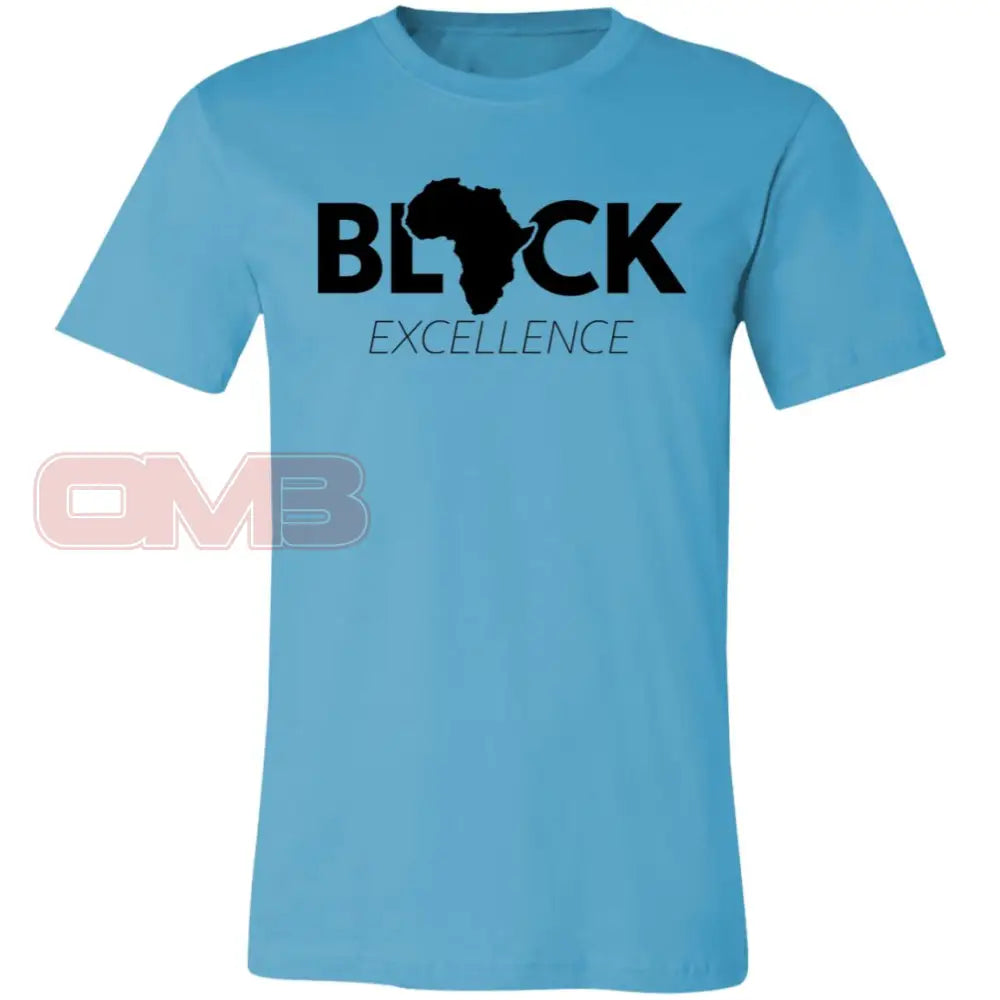 Black Excellence Turquoise / X-Small T-Shirts