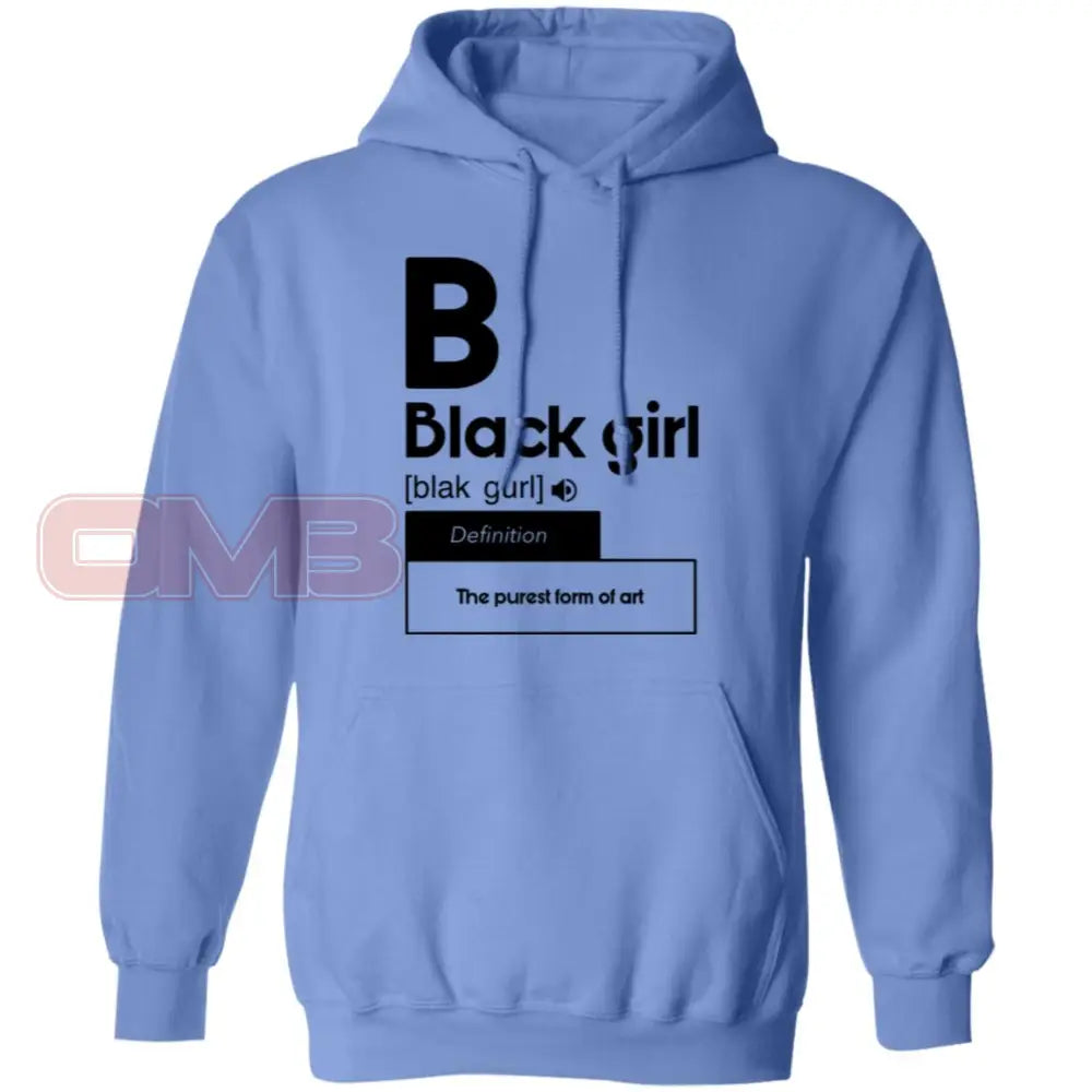 Black Girl Carolina Blue / S Sweatshirts