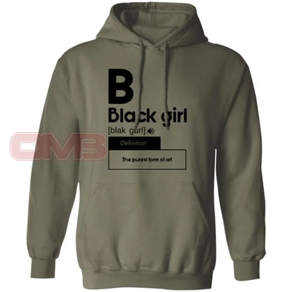 Black Girl Military Green / S Sweatshirts