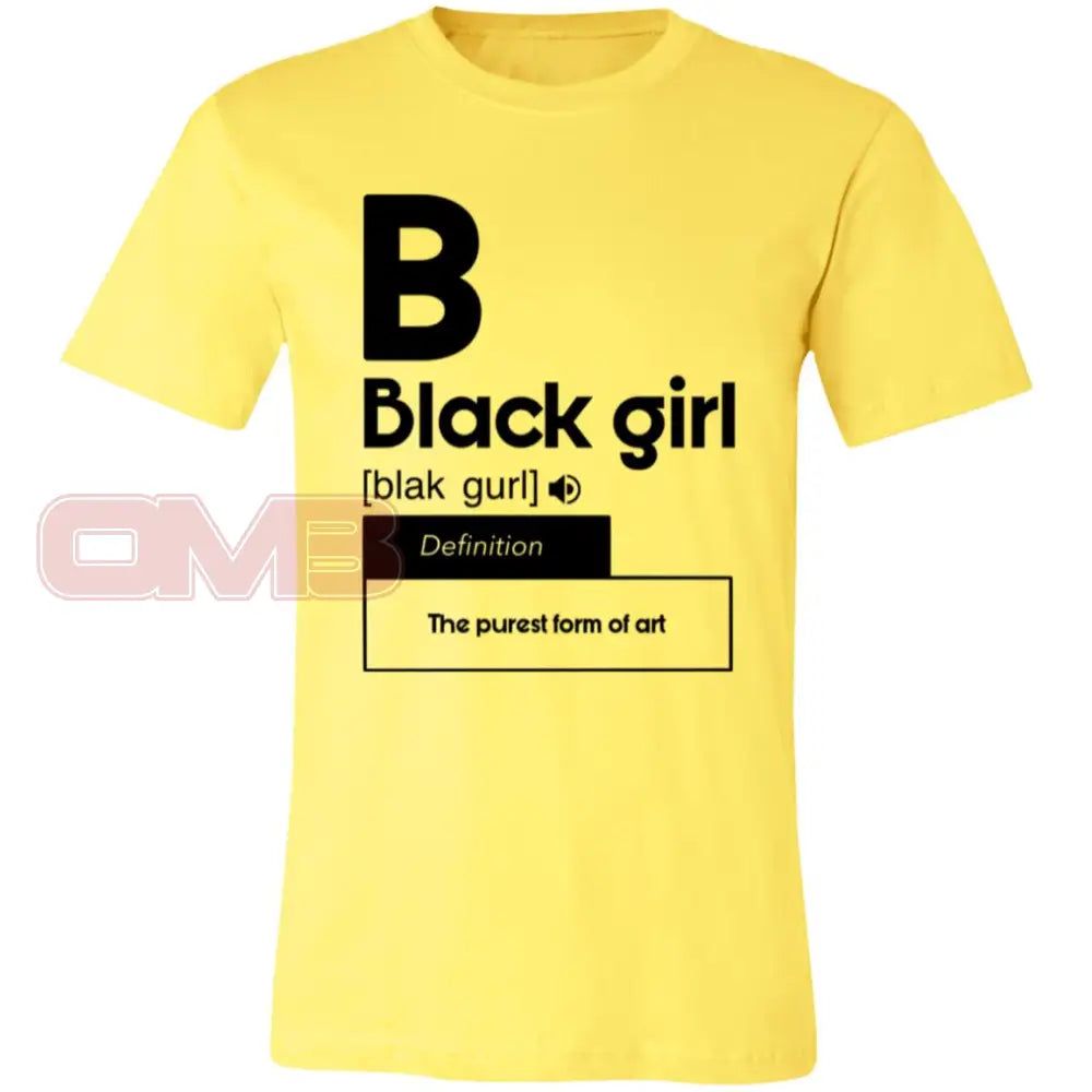 Black Girl Yellow / X-Small T-Shirts