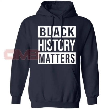 Black History Matters Hoodie Navy / S