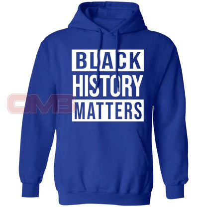 Black History Matters Hoodie Royal / S