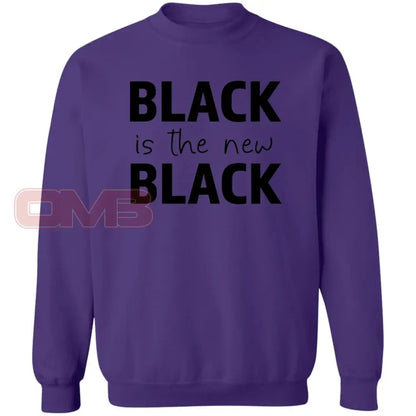 Black Is The New Sweatshirt Purple / S Sweatshirts