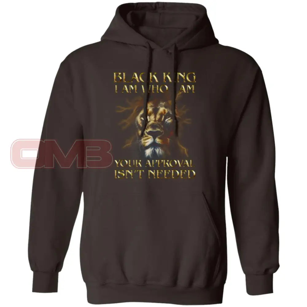 Black King - I Am Who Hoodie Dark Chocolate / S Sweatshirts