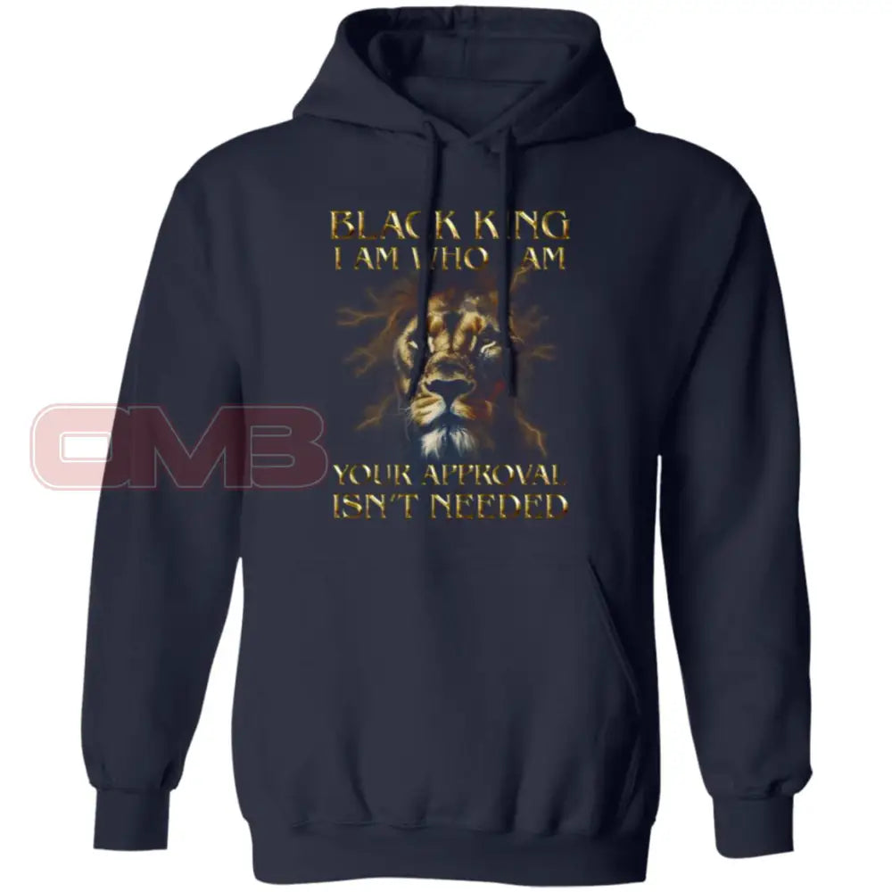 Black King - I Am Who Hoodie Navy / S Sweatshirts