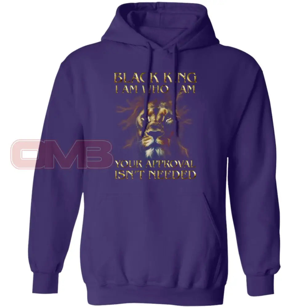 Black King - I Am Who Hoodie Purple / S Sweatshirts