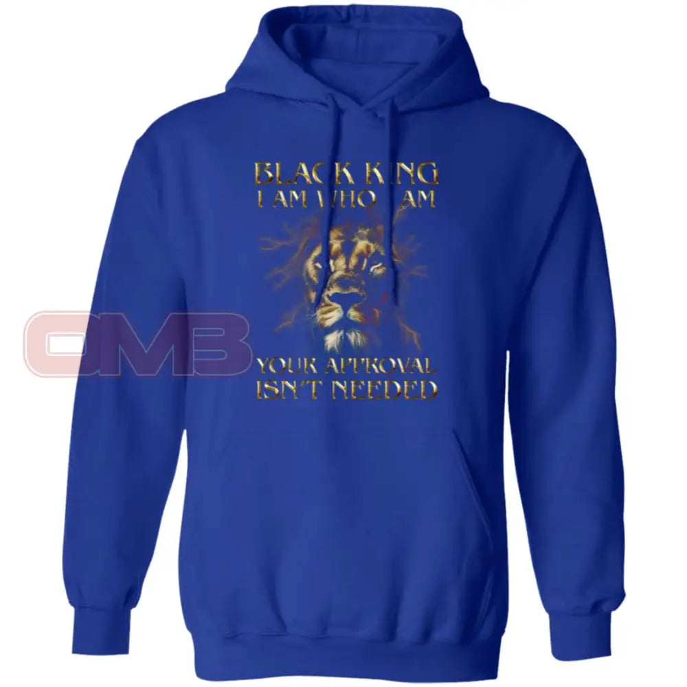 Black King - I Am Who Hoodie Royal / S Sweatshirts