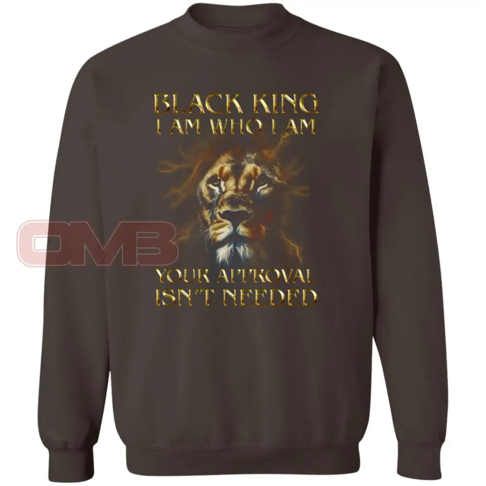 Black King - I Am Who Dark Chocolate / S Sweatshirts