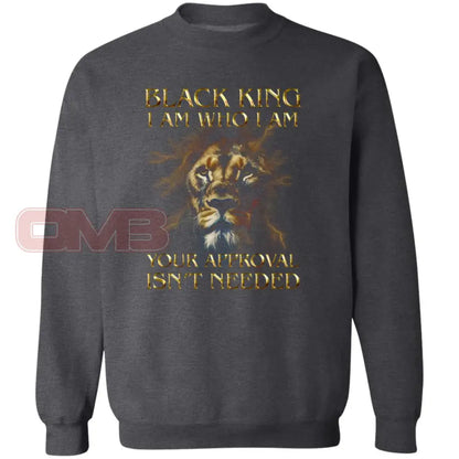 Black King - I Am Who Dark Heather / S Sweatshirts