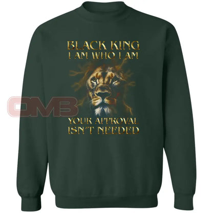 Black King - I Am Who Forest Green / S Sweatshirts