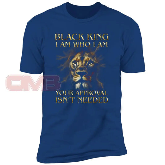 Black King - I Am Who Royal / X-Small T-Shirts