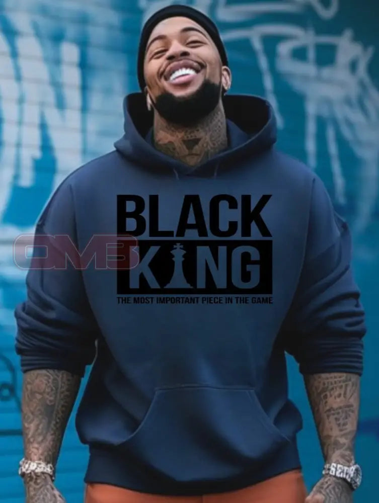 Black King - Most Important Piece In The Game Premium Hoodie Sweatshirts